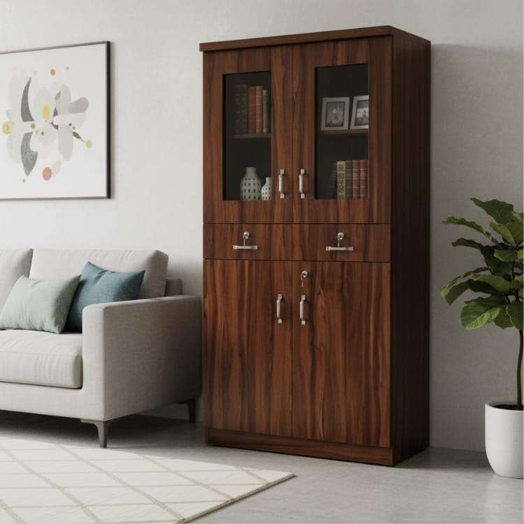 Teak Wood Book Shelf and Display Unit
